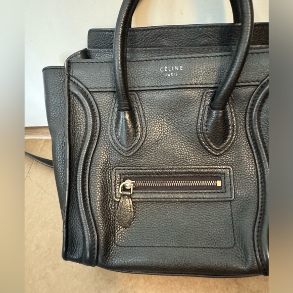 Celine Mini Nano Bag Black Leather - Picture 7 of 13